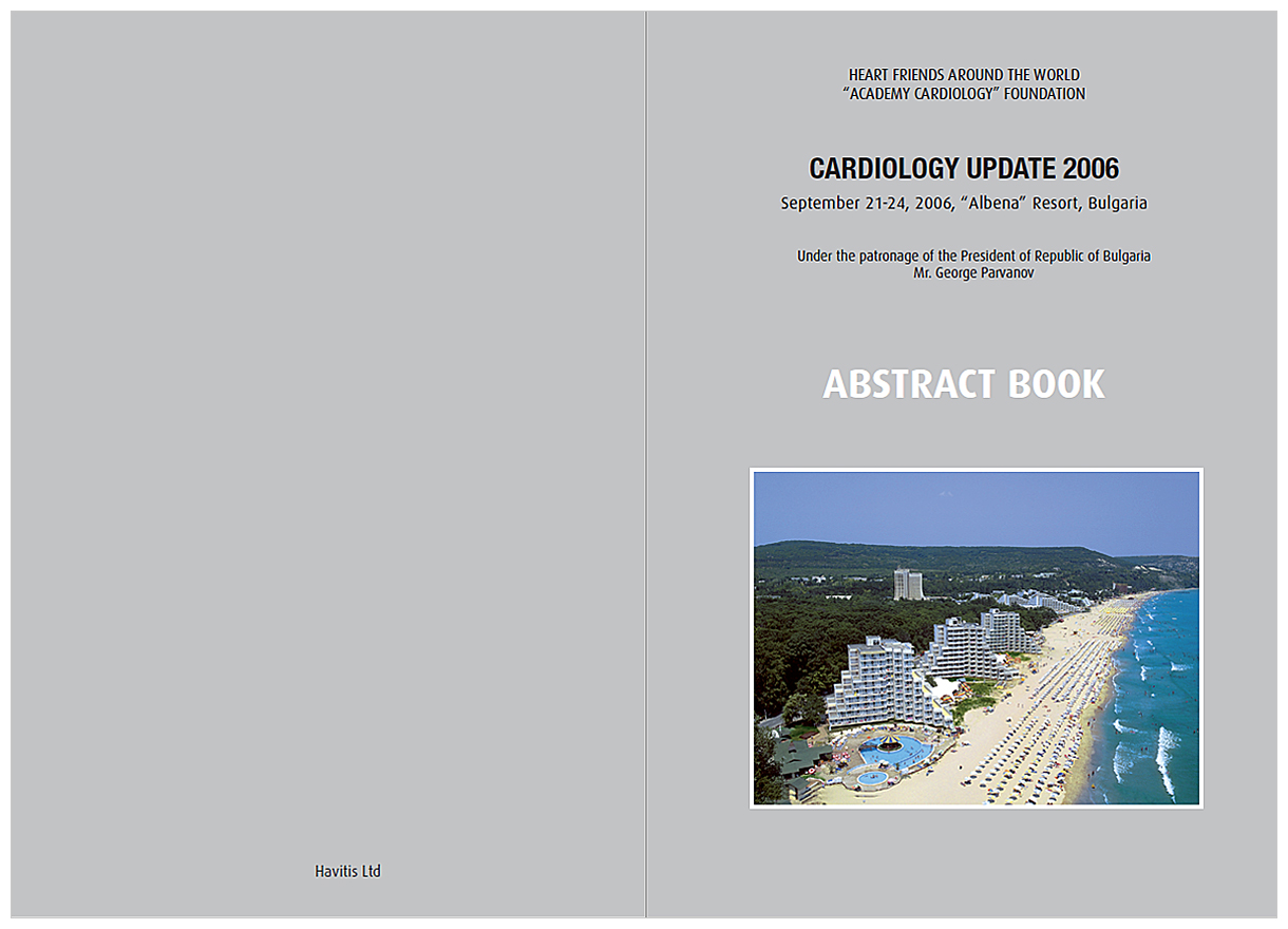 Книга Cardiology Update Abstract Book – корица