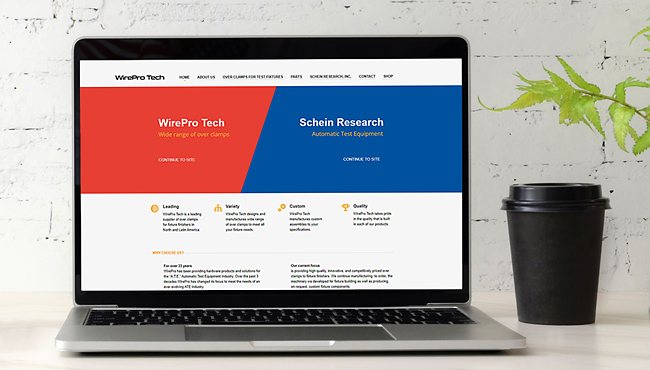 Уебсайт на WirePro Tech