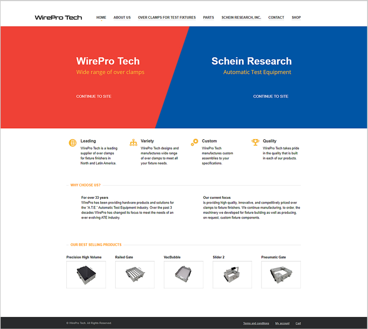 Уебсайт на WirePro Tech – начало