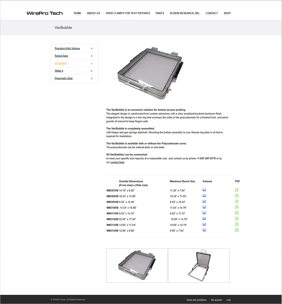 Уебсайт на WirePro Tech – представяне на продукт